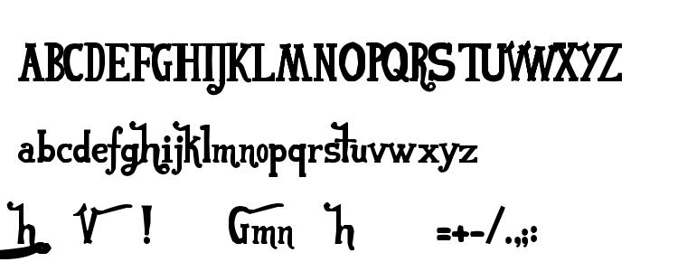 glyphs VonFont font, сharacters VonFont font, symbols VonFont font, character map VonFont font, preview VonFont font, abc VonFont font, VonFont font
