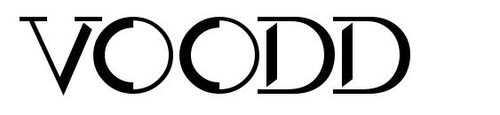 шрифт Voodd, бесплатный шрифт Voodd, предварительный просмотр шрифта Voodd