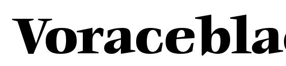 Voraceblackssk font, free Voraceblackssk font, preview Voraceblackssk font