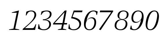 Voracessk italic Font, Number Fonts