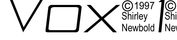 Шрифт Vox(1)