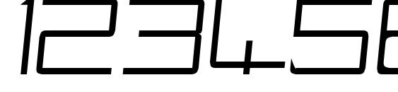 Vox Slanted Font, Number Fonts