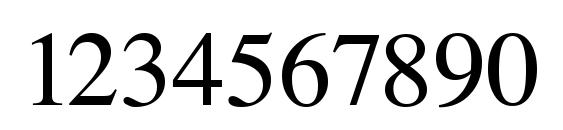 Vremya Font, Number Fonts