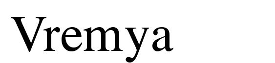 Шрифт Vremya