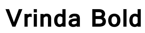 Шрифт Vrinda Bold