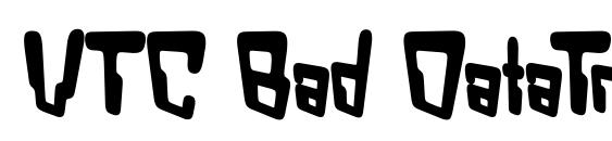 VTC Bad DataTrip Bold font, free VTC Bad DataTrip Bold font, preview VTC Bad DataTrip Bold font