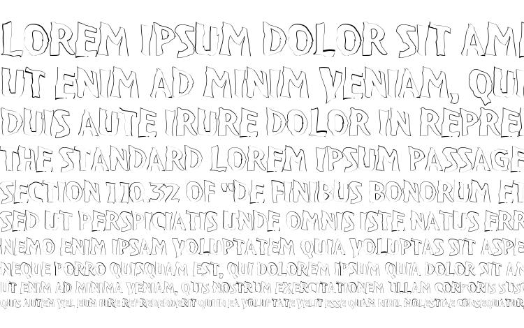 specimens Vtc badpaint outline font, sample Vtc badpaint outline font, an example of writing Vtc badpaint outline font, review Vtc badpaint outline font, preview Vtc badpaint outline font, Vtc badpaint outline font