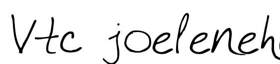 Vtc joelenehand regular font, free Vtc joelenehand regular font, preview Vtc joelenehand regular font