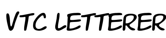 шрифт Vtc letterer pro regular, бесплатный шрифт Vtc letterer pro regular, предварительный просмотр шрифта Vtc letterer pro regular