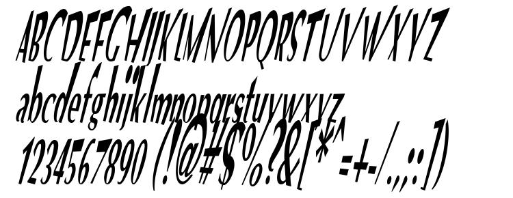 глифы шрифта Vtc optika regular italic, символы шрифта Vtc optika regular italic, символьная карта шрифта Vtc optika regular italic, предварительный просмотр шрифта Vtc optika regular italic, алфавит шрифта Vtc optika regular italic, шрифт Vtc optika regular italic
