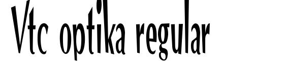 Vtc optika regular Font