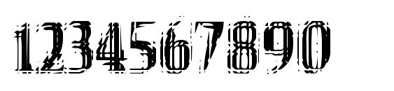 Vtc seeindubbledointriple regular Font, Number Fonts