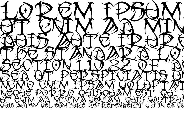 specimens VTC Tribal Regular font, sample VTC Tribal Regular font, an example of writing VTC Tribal Regular font, review VTC Tribal Regular font, preview VTC Tribal Regular font, VTC Tribal Regular font