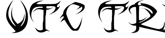 VTC Tribal Regular font, free VTC Tribal Regular font, preview VTC Tribal Regular font