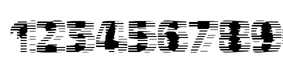 Vtcbadhangover regular Font, Number Fonts