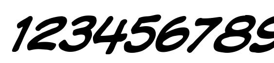 Vtckomixationcapsitalic Font, Number Fonts