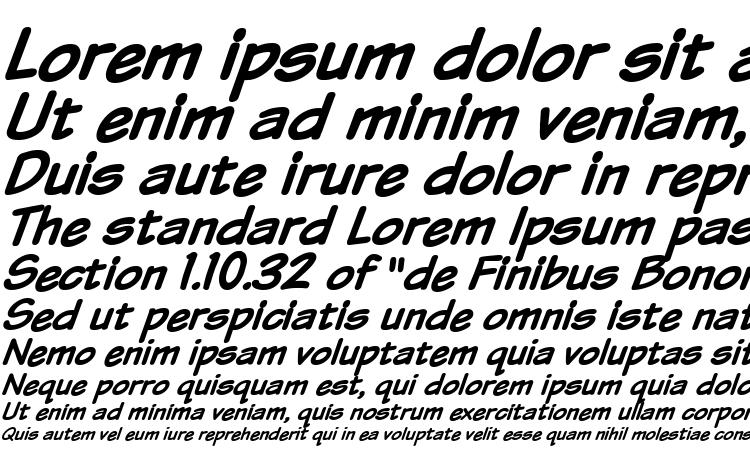 specimens Vtcsundaykomixbolditalic font, sample Vtcsundaykomixbolditalic font, an example of writing Vtcsundaykomixbolditalic font, review Vtcsundaykomixbolditalic font, preview Vtcsundaykomixbolditalic font, Vtcsundaykomixbolditalic font