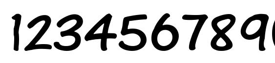 Vtcsundaykomixcaps Font, Number Fonts