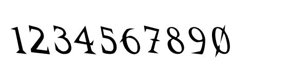 Vtcswitchbladeromancedrunk Font, Number Fonts