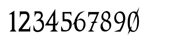 Vtcswitchbladeromancetall Font, Number Fonts