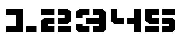 Vyper Expanded Font, Number Fonts