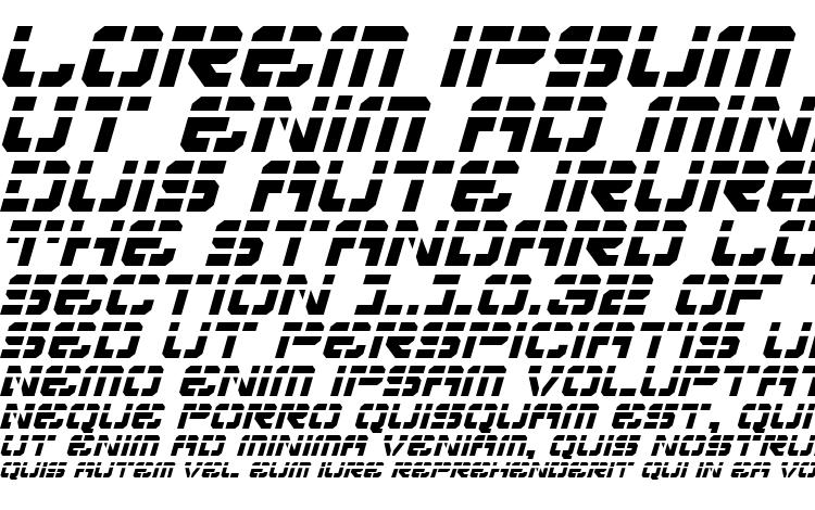 specimens Vyper Laser Italic font, sample Vyper Laser Italic font, an example of writing Vyper Laser Italic font, review Vyper Laser Italic font, preview Vyper Laser Italic font, Vyper Laser Italic font