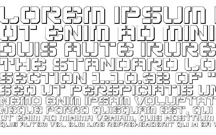 specimens Vyper Shadow font, sample Vyper Shadow font, an example of writing Vyper Shadow font, review Vyper Shadow font, preview Vyper Shadow font, Vyper Shadow font