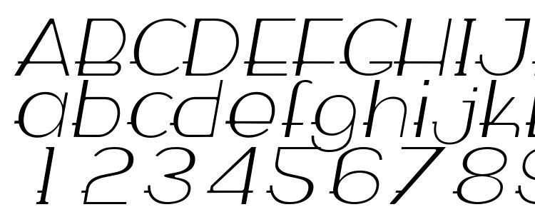 глифы шрифта WABECO Thin Italic, символы шрифта WABECO Thin Italic, символьная карта шрифта WABECO Thin Italic, предварительный просмотр шрифта WABECO Thin Italic, алфавит шрифта WABECO Thin Italic, шрифт WABECO Thin Italic