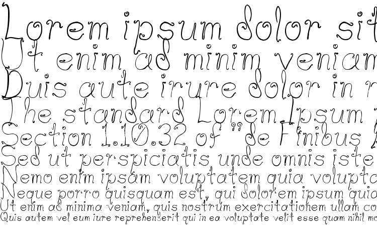 specimens Waif Thin font, sample Waif Thin font, an example of writing Waif Thin font, review Waif Thin font, preview Waif Thin font, Waif Thin font