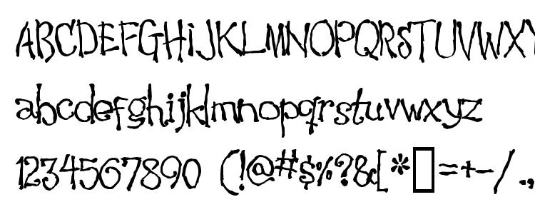 glyphs Waking the Witch font, сharacters Waking the Witch font, symbols Waking the Witch font, character map Waking the Witch font, preview Waking the Witch font, abc Waking the Witch font, Waking the Witch font
