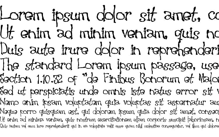 specimens Waking the Witch font, sample Waking the Witch font, an example of writing Waking the Witch font, review Waking the Witch font, preview Waking the Witch font, Waking the Witch font