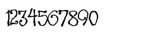 Wakingthewitch Font, Number Fonts