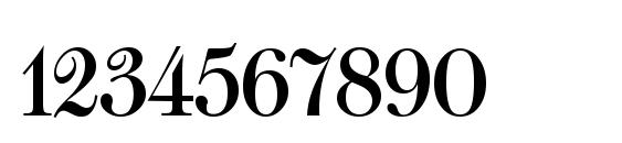 Walbaum Fraktur Regular Font, Number Fonts