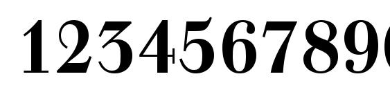 Walbaum LT Bold Font, Number Fonts