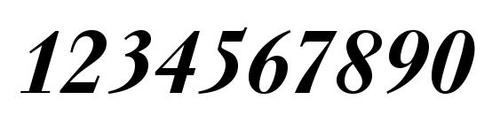 Walbaum Original Medium Italic Font, Number Fonts