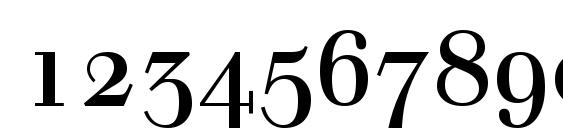Walbaum RomanOsF Font, Number Fonts