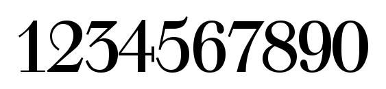 WalbaumDisplay Regular Font, Number Fonts