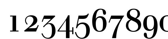 Walbaumosscapssk Font, Number Fonts