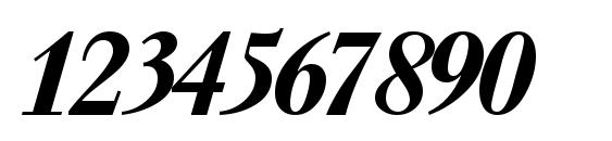 Walbaumssk bolditalic Font, Number Fonts