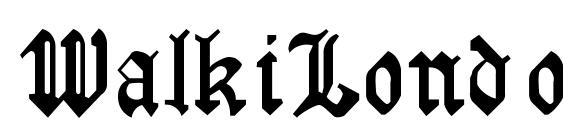 шрифт WalkiLondon, бесплатный шрифт WalkiLondon, предварительный просмотр шрифта WalkiLondon