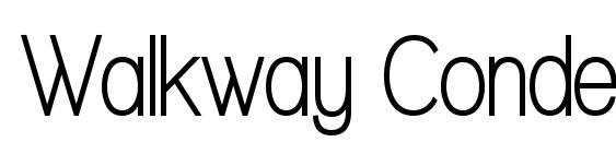 Walkway Condensed Bold Font
