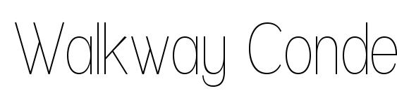 Walkway Condensed font, free Walkway Condensed font, preview Walkway Condensed font