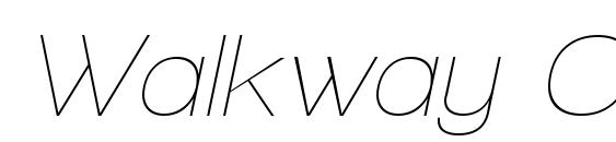 шрифт Walkway Oblique, бесплатный шрифт Walkway Oblique, предварительный просмотр шрифта Walkway Oblique