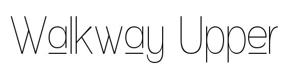 шрифт Walkway Upper Condensed, бесплатный шрифт Walkway Upper Condensed, предварительный просмотр шрифта Walkway Upper Condensed