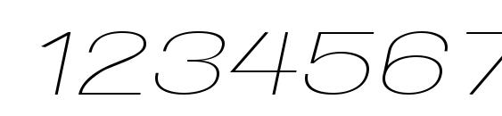 Walkway Upper Oblique Expand Font, Number Fonts