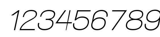 Walkway Upper Oblique SemiBold Font, Number Fonts