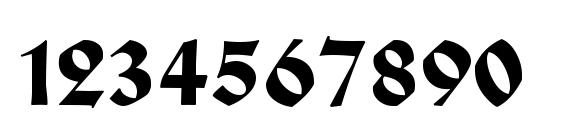 Wallaby Regular Font, Number Fonts