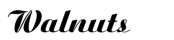 Walnuts Font