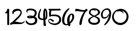 Walt Disney Script v4.1 Font, Number Fonts