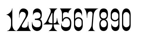 Wanted Font, Number Fonts